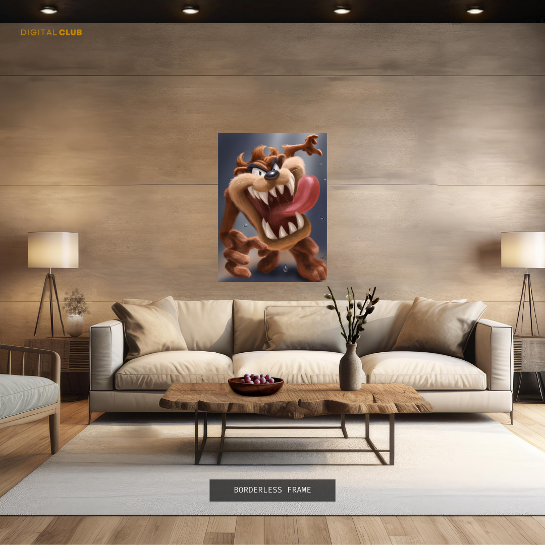 Taz Mania Looney Tunes Photo Premium Wall Art