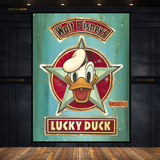 Lucky Duck Disney Premium Wall Art