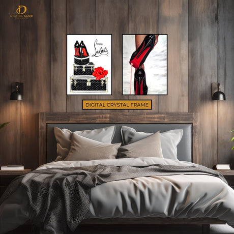 Christian Louboutin Heels - 2 Panel Wall Art