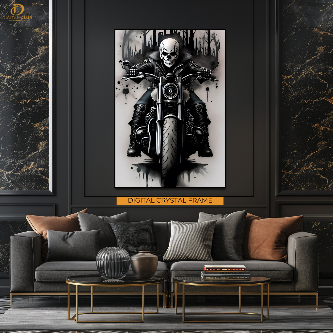 Heavy Bike - Artwork - Premium Wall Art