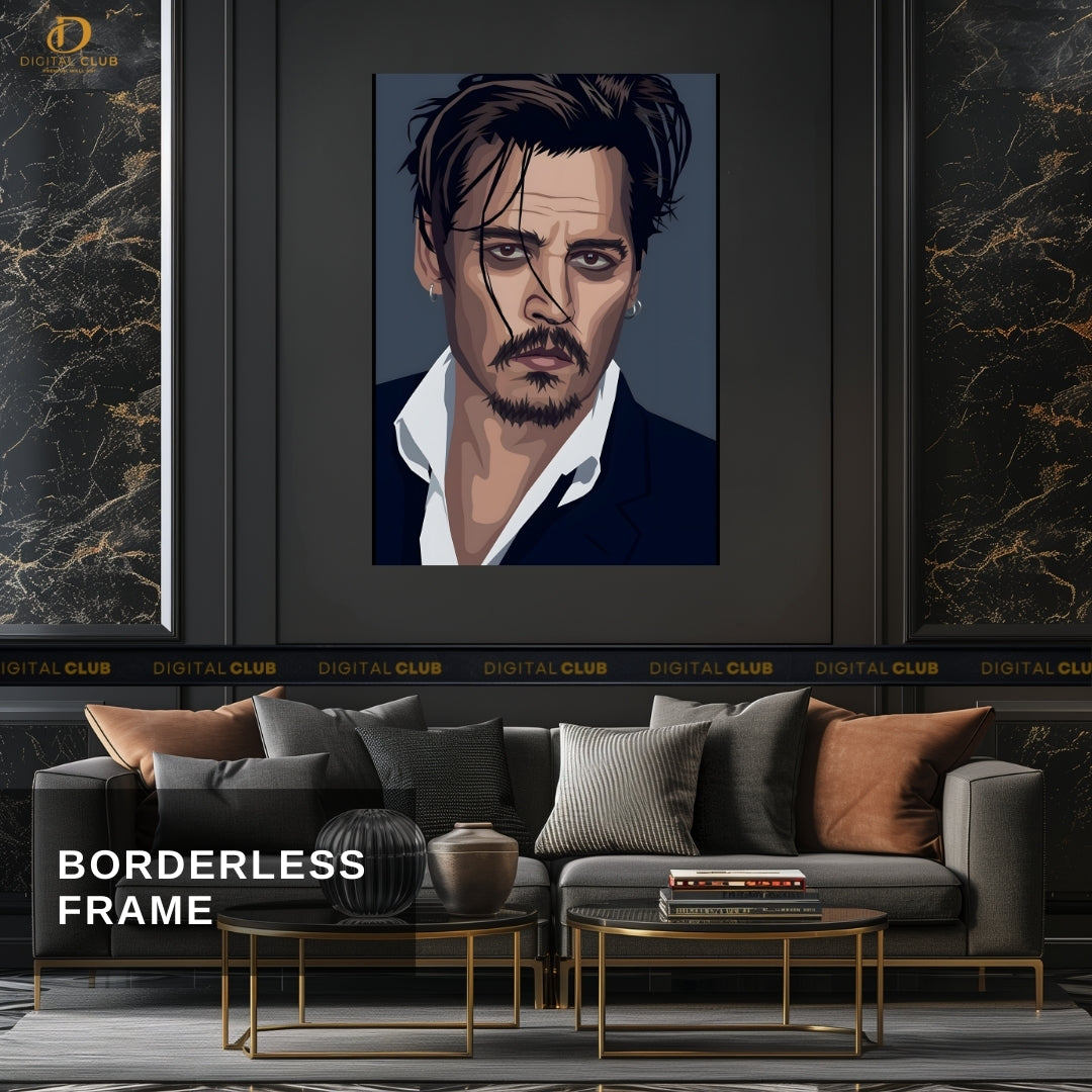 Johnny Depp - Premium Wall Art