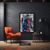 Kylian Mbappe - Artwork - Premium Wall Art