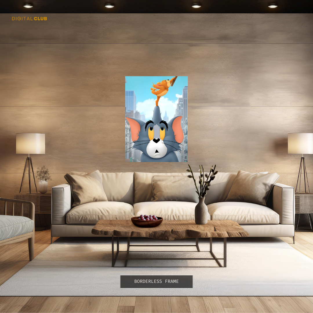 Tom & Jerry Cartoon Premium Wall Art