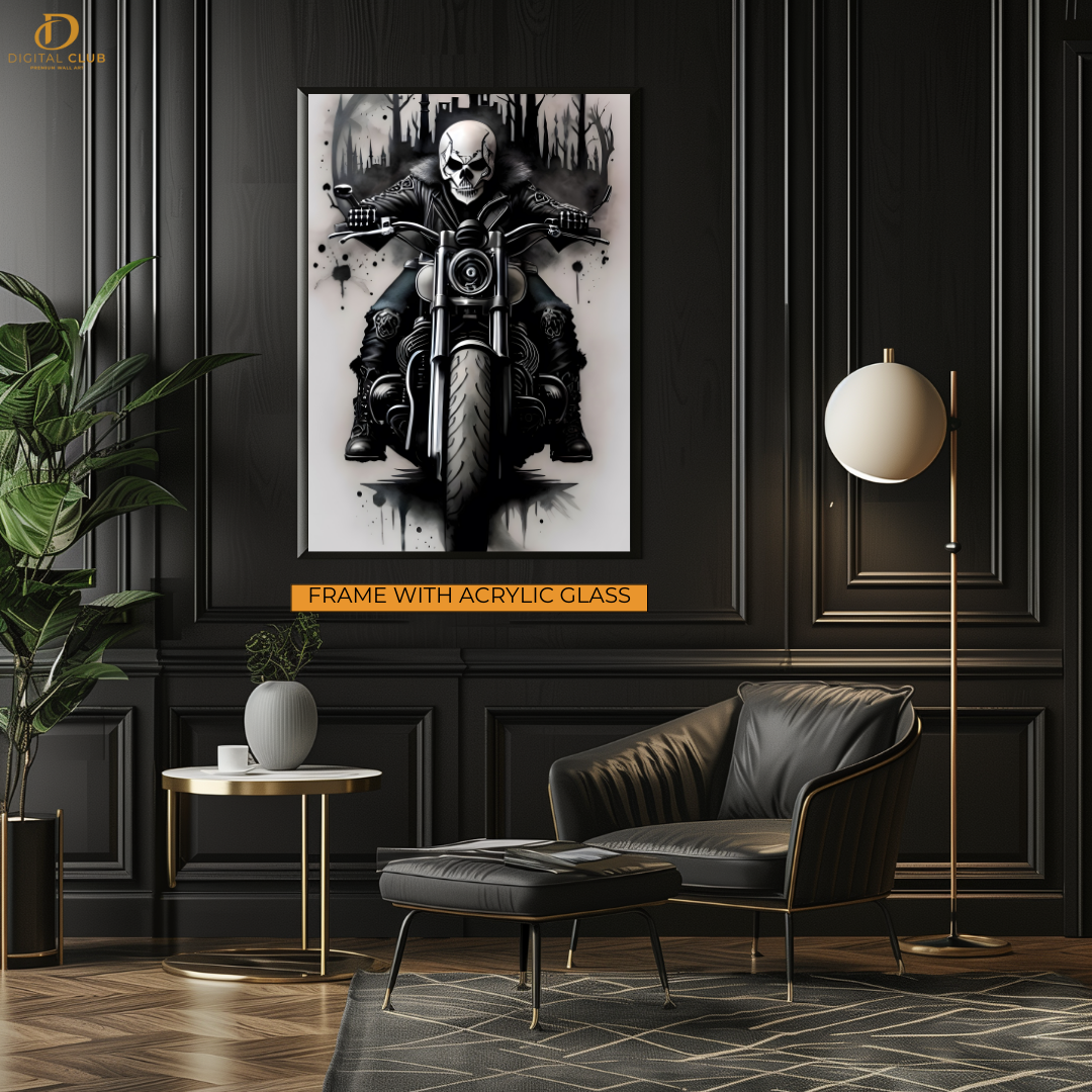 Heavy Bike - Artwork - Premium Wall Art