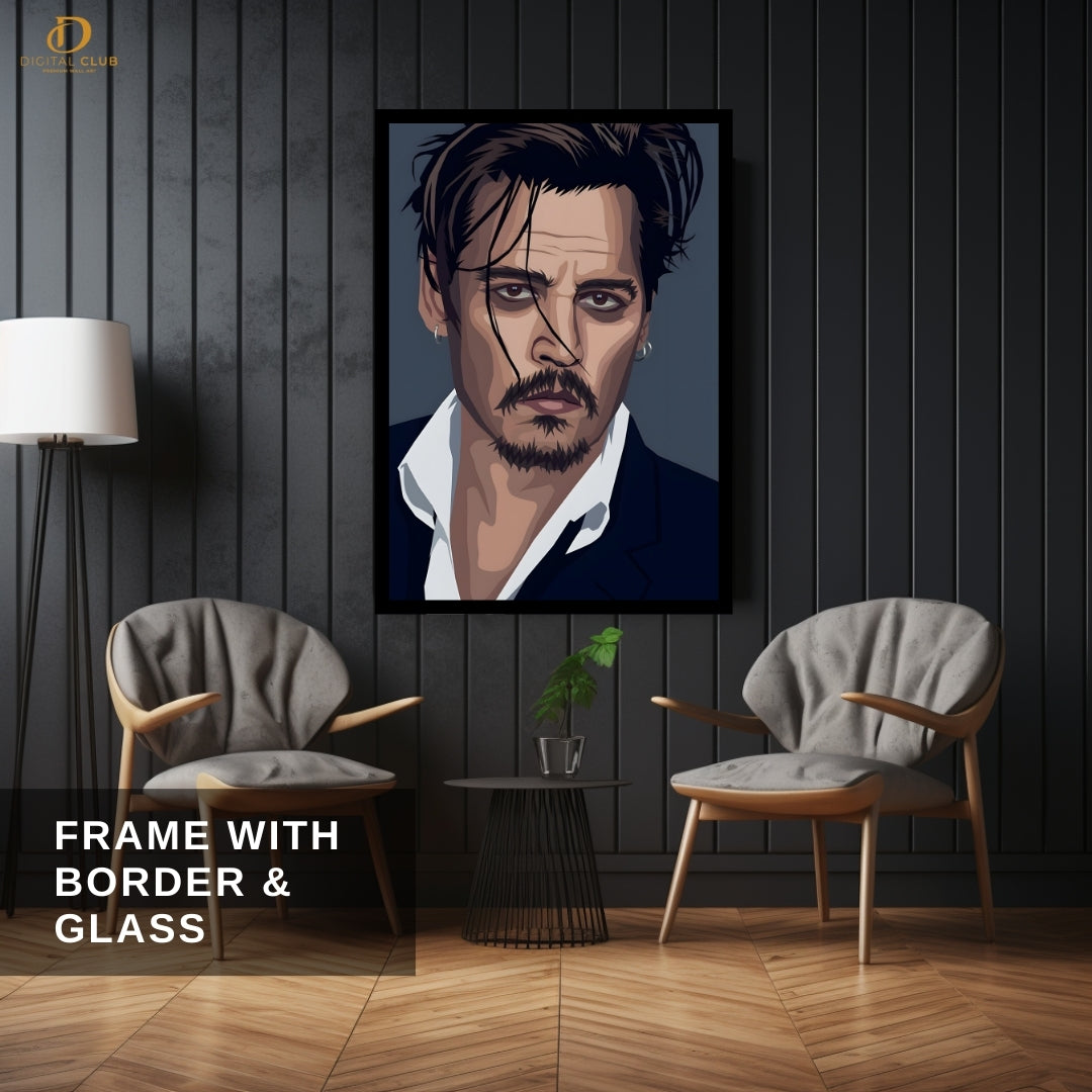 Johnny Depp - Premium Wall Art