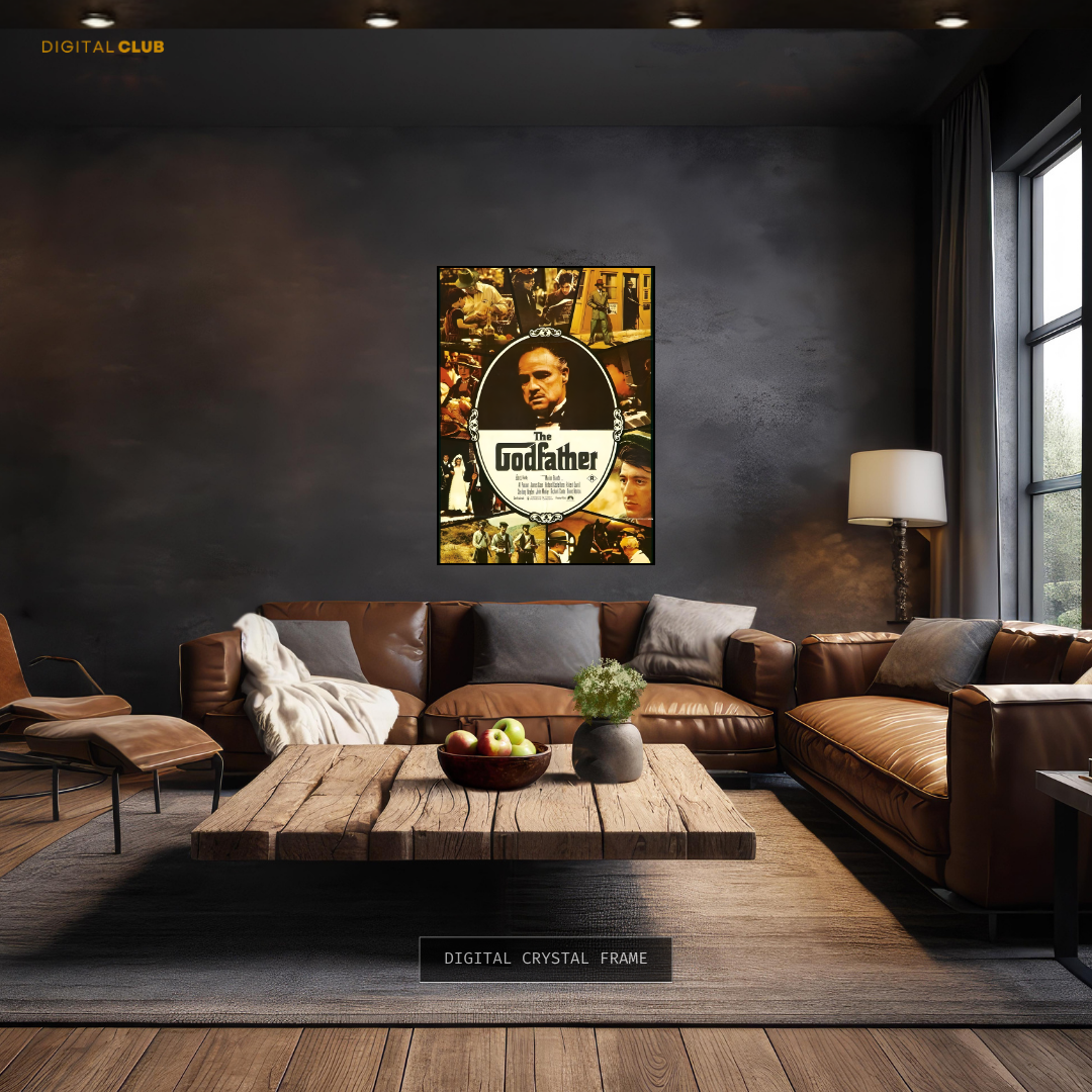 The Godfather Trilogy Artwork Movie Premium Wall Art