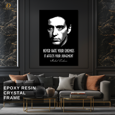 Michael Corleone - Quote - Premium Wall Art