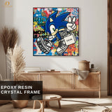 Sonic - POP ART - Square Wall Art