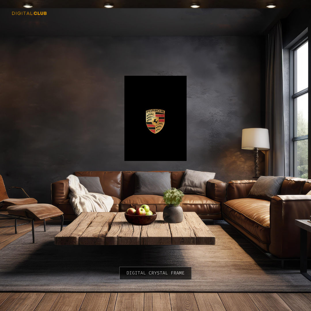 PORSCHE Logo Premium Wall Art