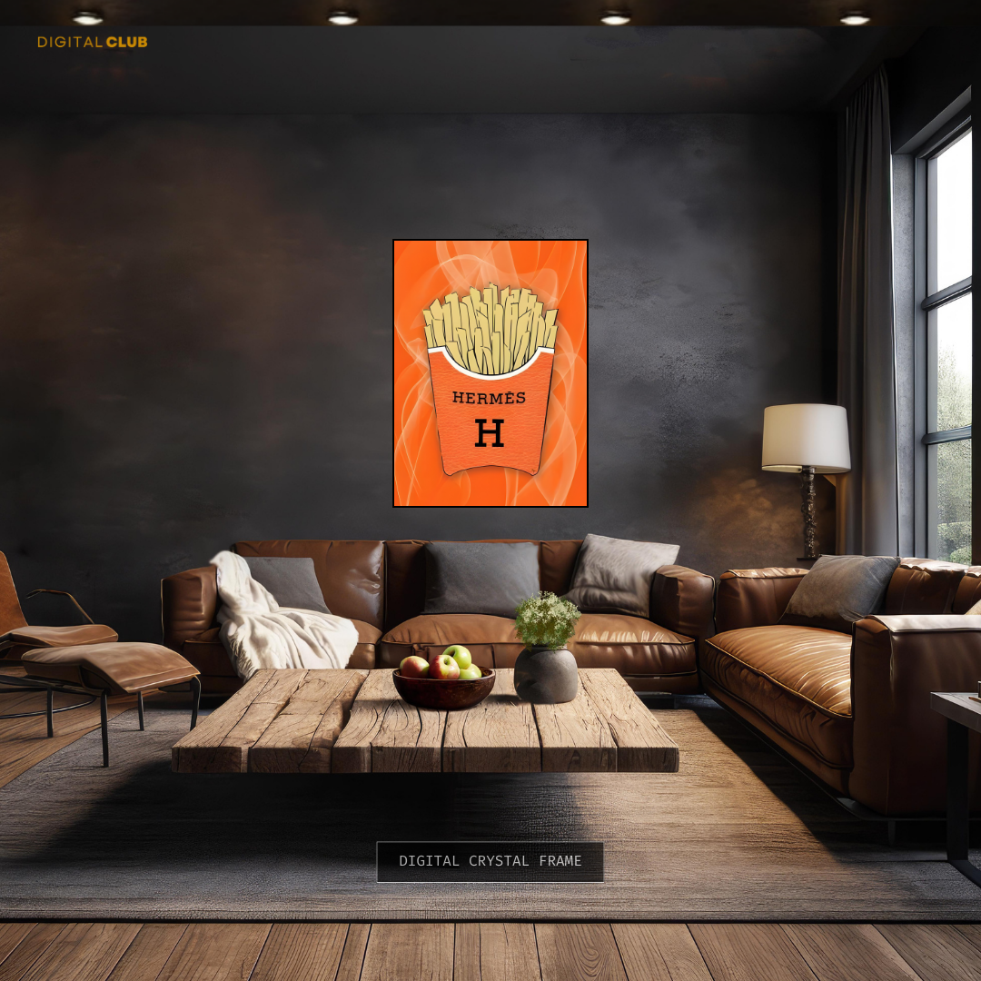 Hermes Fries - Artwork - Premium Wall Art