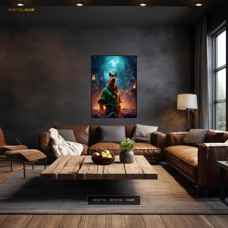 Scooby On Solana Premium Wall Art