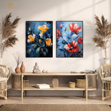 Flowers - 2 Panel Wall Art