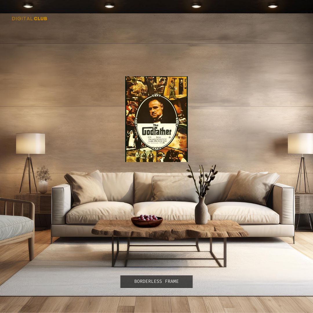 The Godfather Trilogy Artwork Movie Premium Wall Art