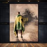 Usain Bolt Jamaica Premium Wall Art