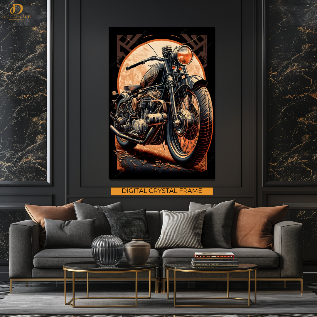 Heavy Bike - Artwork 1 - Premium Wall Art