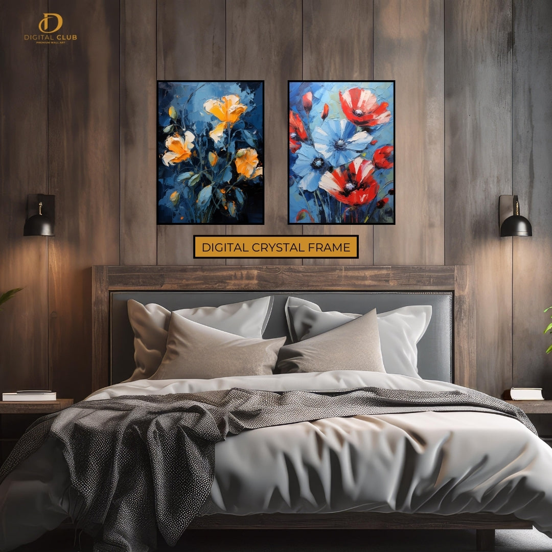 Flowers - 2 Panel Wall Art