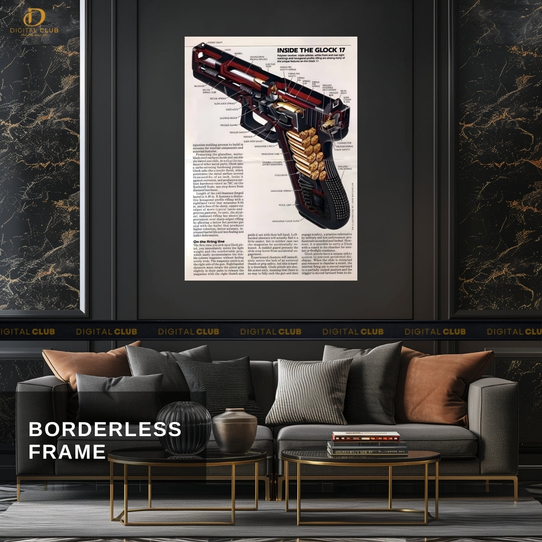 Glock 17 - Premium Wall Art