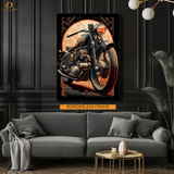 Heavy Bike - Artwork 1 - Premium Wall Art