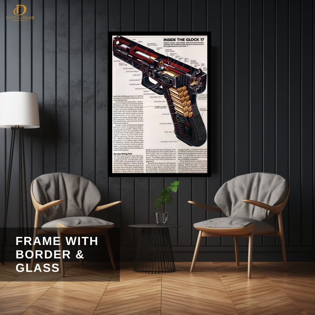 Glock 17 - Premium Wall Art