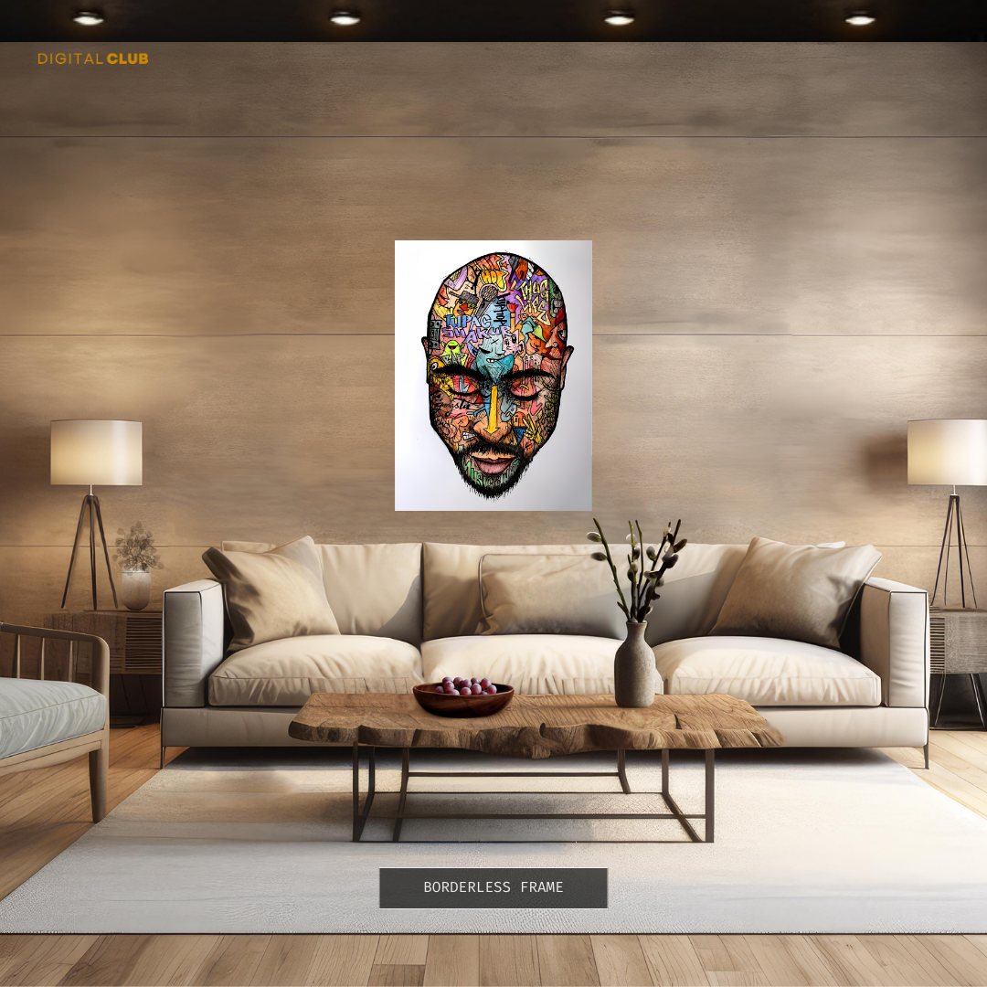 Tupac Artwork Premium Wall Art