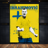 Zlatan Ibrahimovic 1 - Football - Premium Wall Art