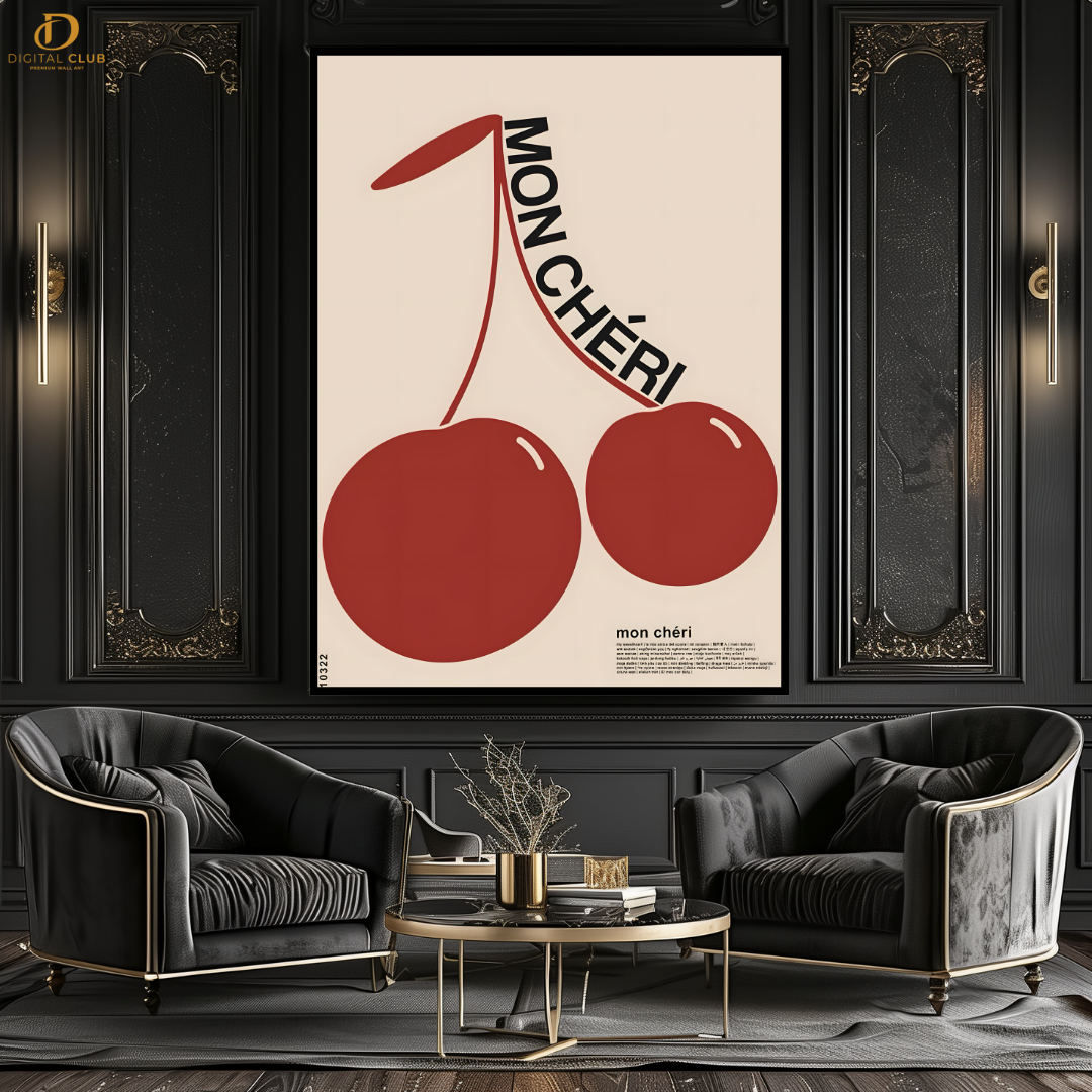 Mon Cheri - Artwork - Premium Wall Art