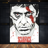 Scarface TM Black & White Premium Wall Art