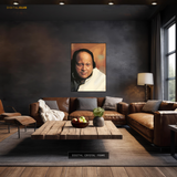 Nusrat Fateh Ali Khan Artwork - Premium Wall Art