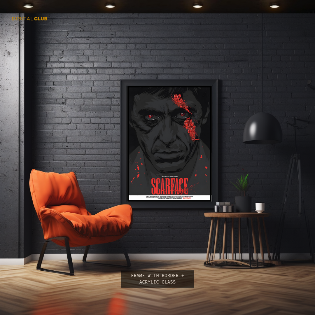 Scarface TM Movie Poster Premium Wall Art