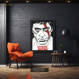 Scarface TM Black & White Premium Wall Art