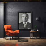 Zulfiqar Ali Bhutto Leader PPP Pakistan Premium Wall Art