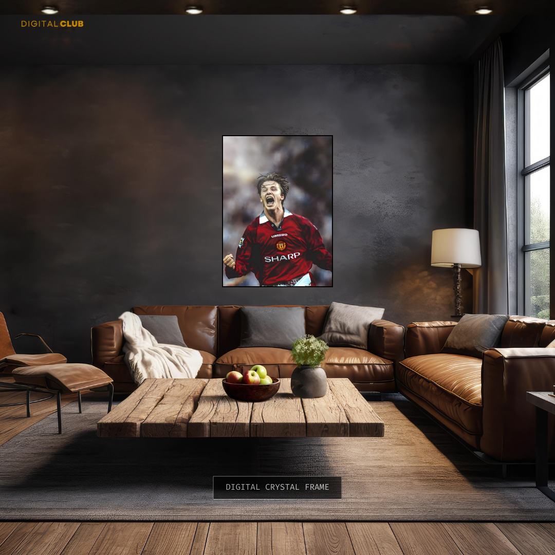 David Beckham Man United Premium Wall Art