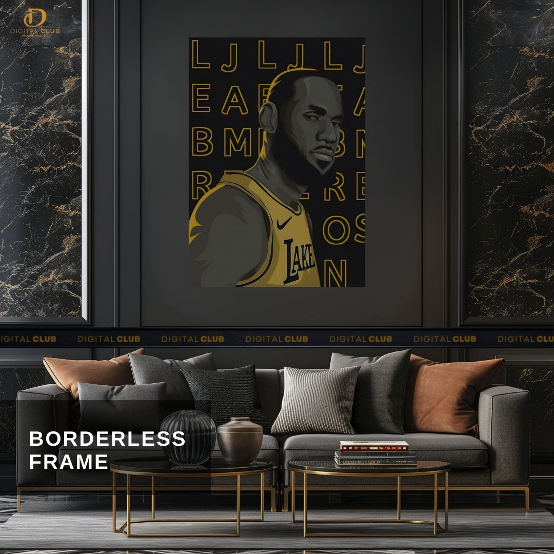 LeBron James - NBA - Premium Wall Art