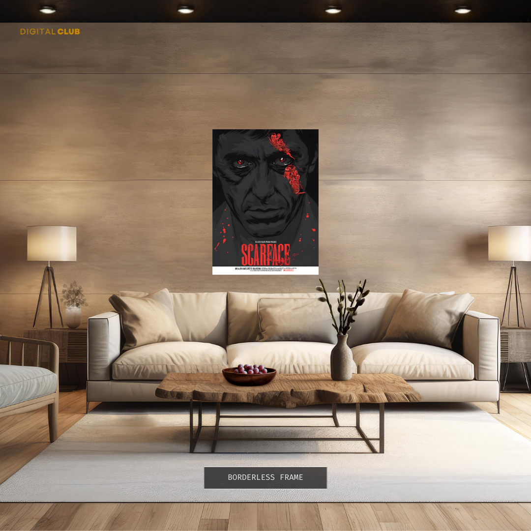 Scarface TM Movie Poster Premium Wall Art