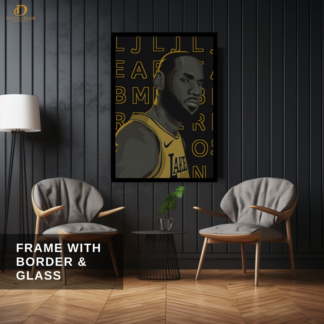 LeBron James - NBA - Premium Wall Art