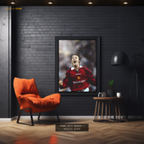 David Beckham Man United Premium Wall Art