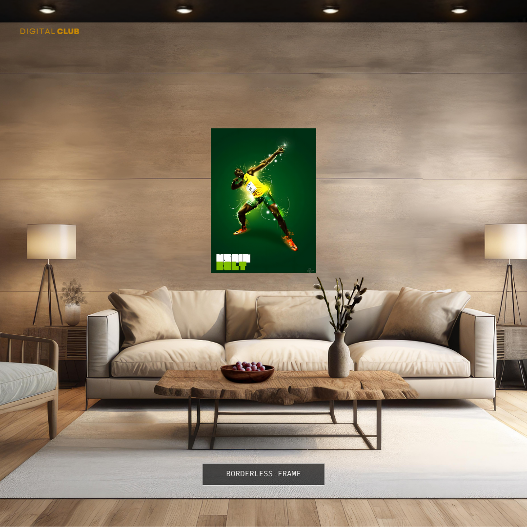 Usain Bolt Premium Wall Art