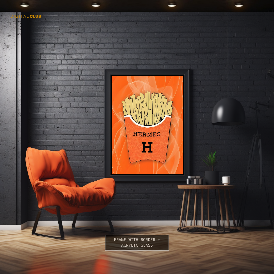 Hermes Fries - Artwork - Premium Wall Art