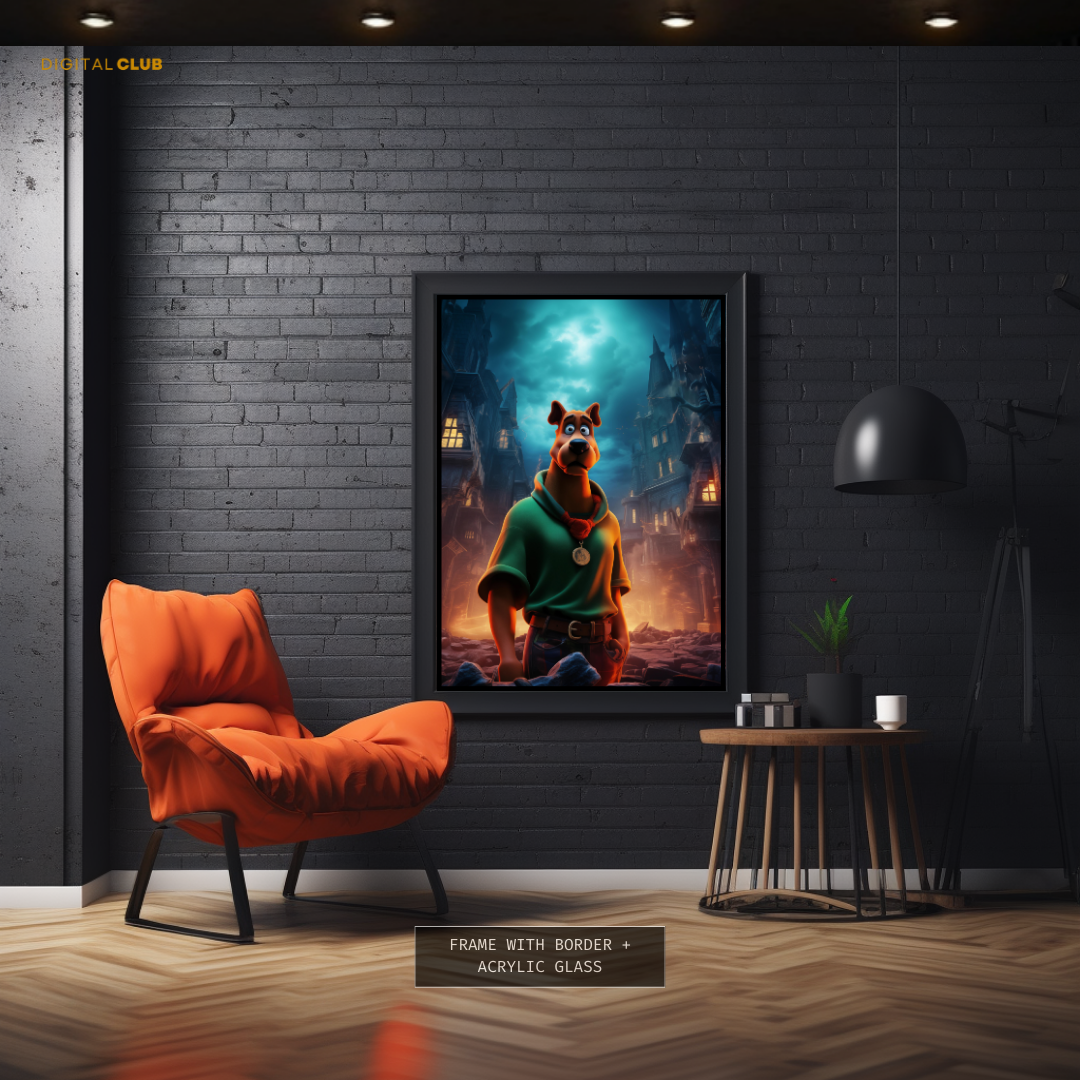 Scooby On Solana Premium Wall Art