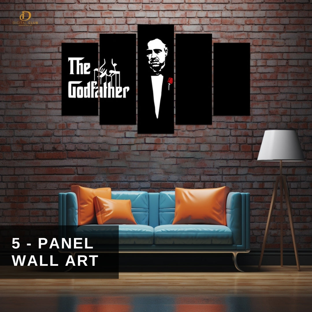 Don Corleone - Godfather - 5 Panel Wall Art