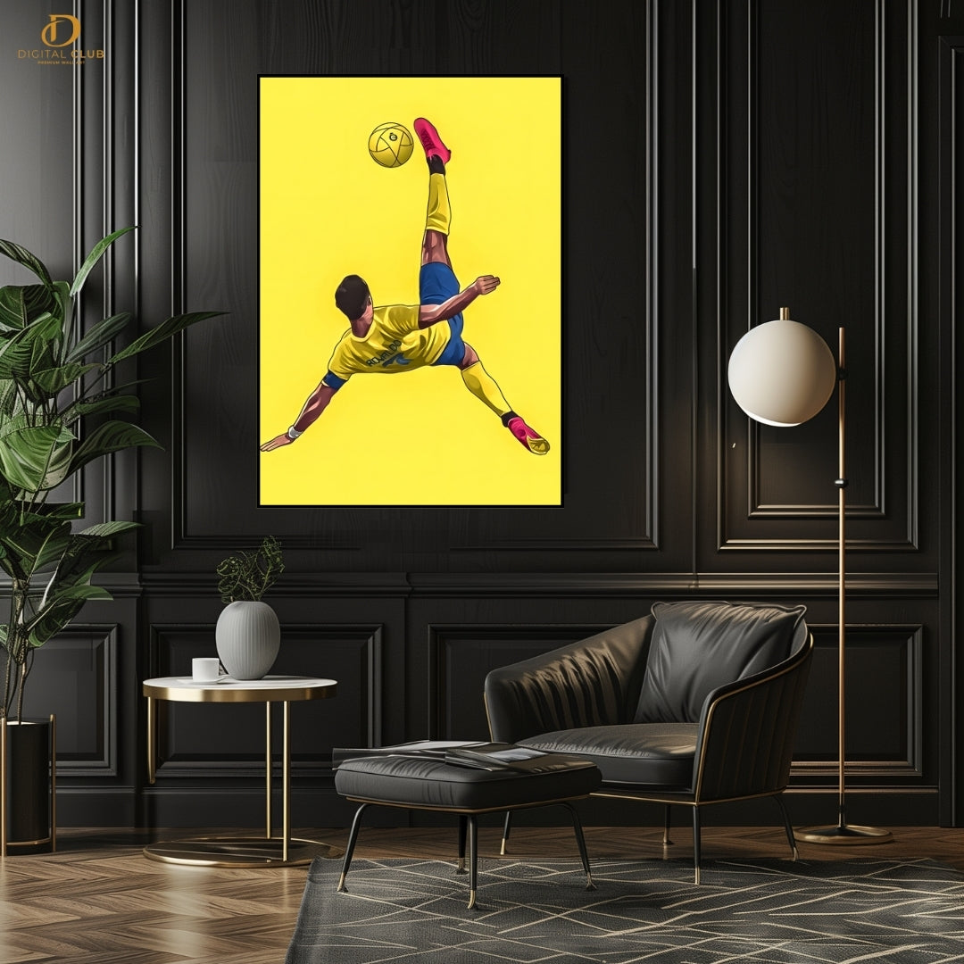 Cristiano Ronaldo - Football - Premium Wall Art