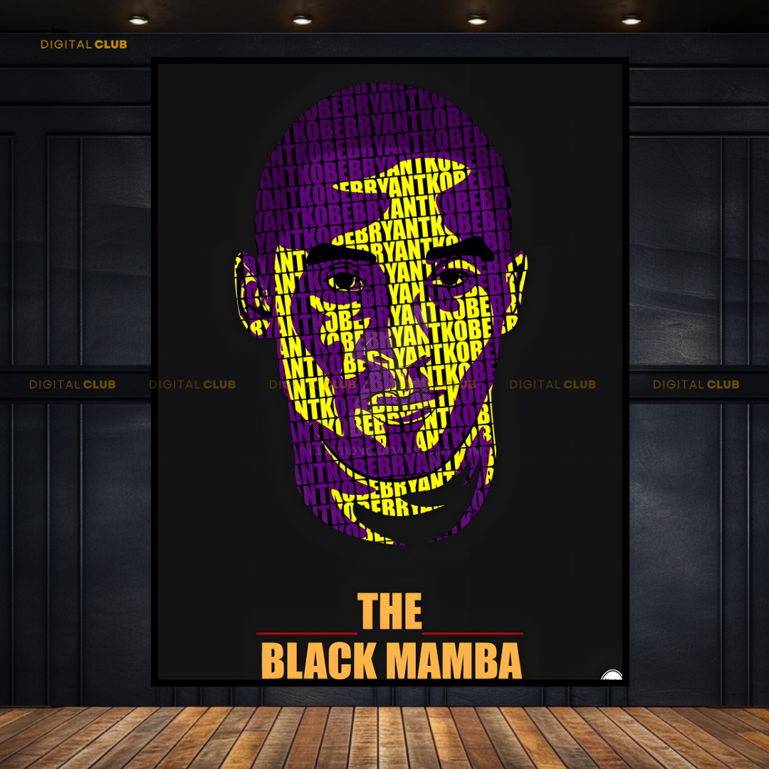 Black Mamba - Lakers - Premium Wall Art