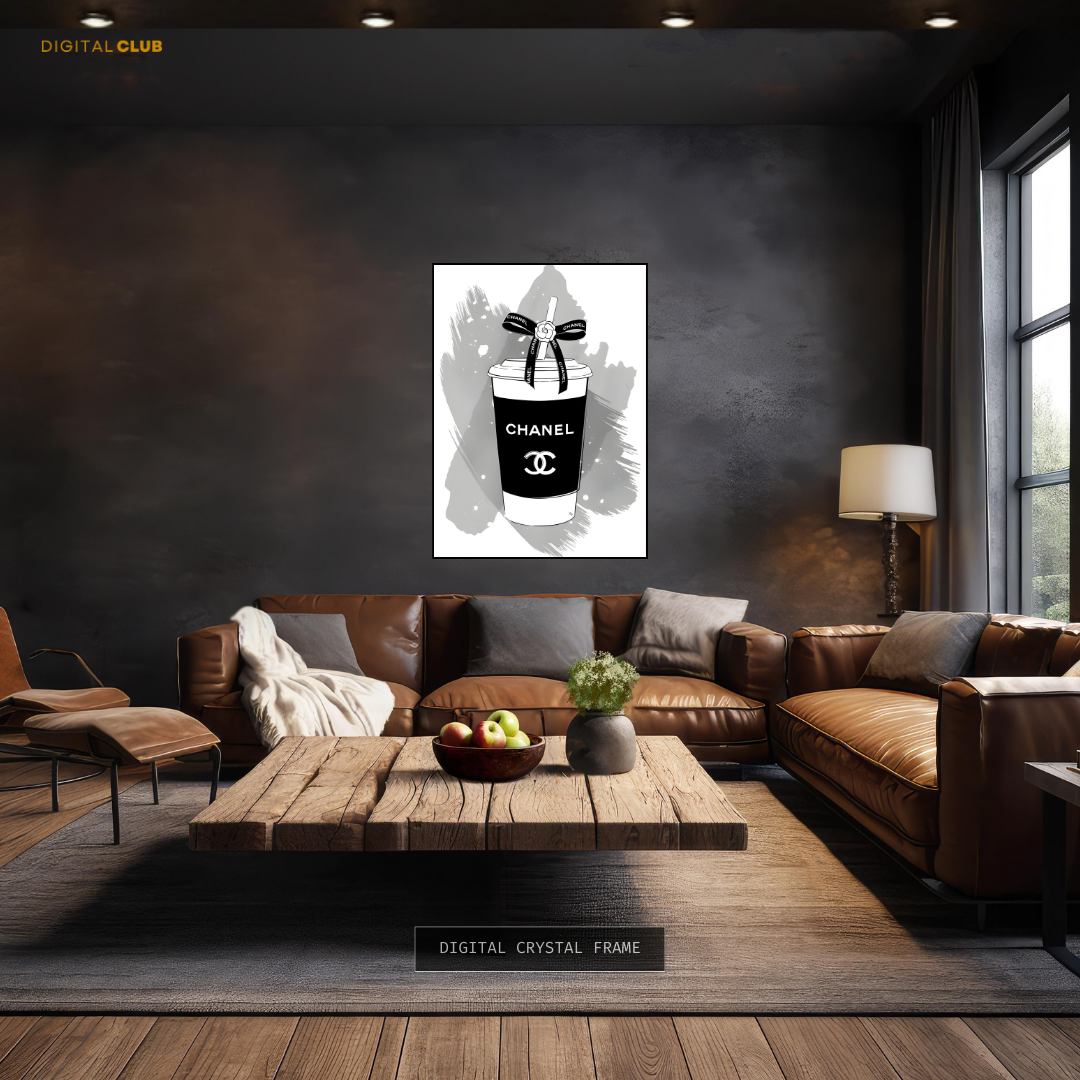 Chanel Coffee - Artwork - Premium Wall Art