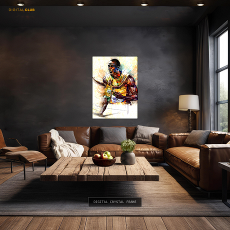 Usain Bolt Artwork Premium Wall Art