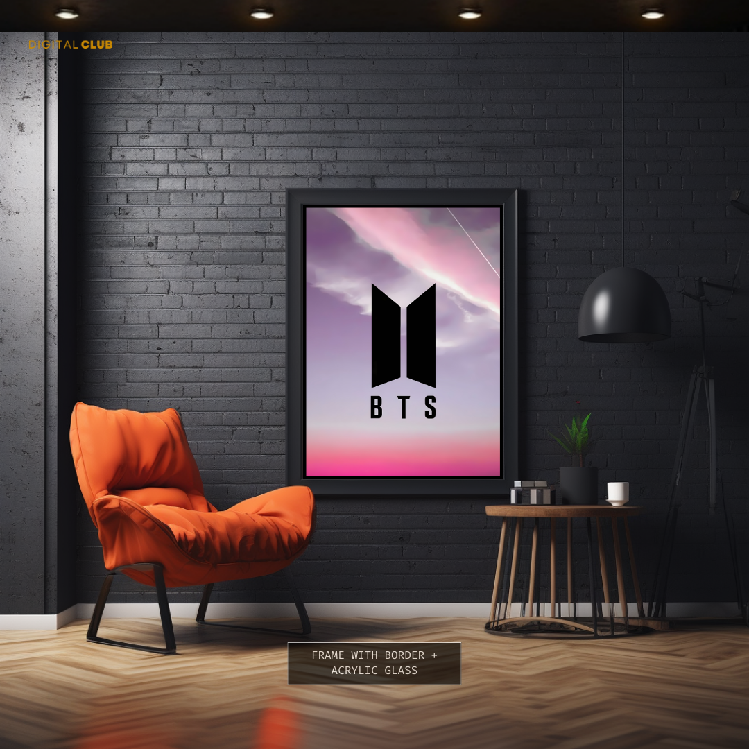 BTS - Logo - Premium Wall Art