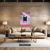 BTS - Logo - Premium Wall Art