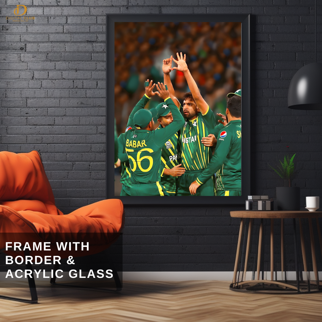 Pakistan Team - Cricket - Premium Wall Art