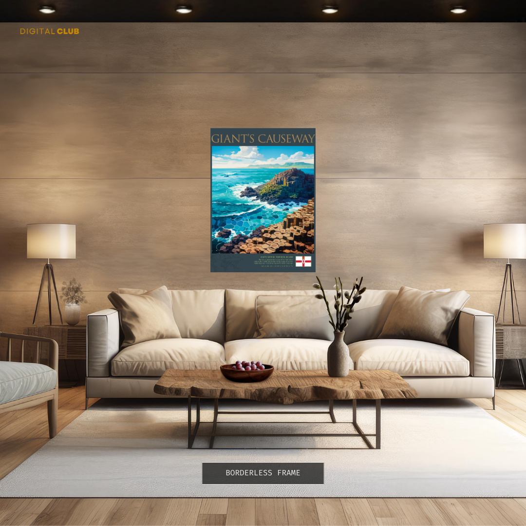 Giants Causeway N Ireland Premium Wall Art