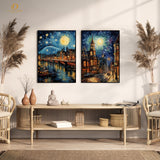 Vincent Van Gogh Art - 2 Panel Wall Art