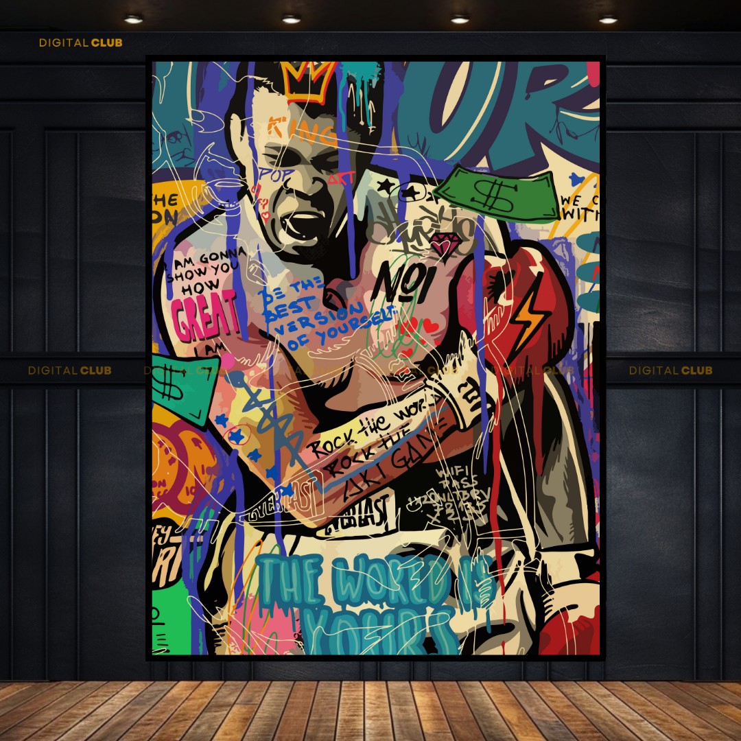 Muhammad ALI - Pop ART - Premium Wall Art